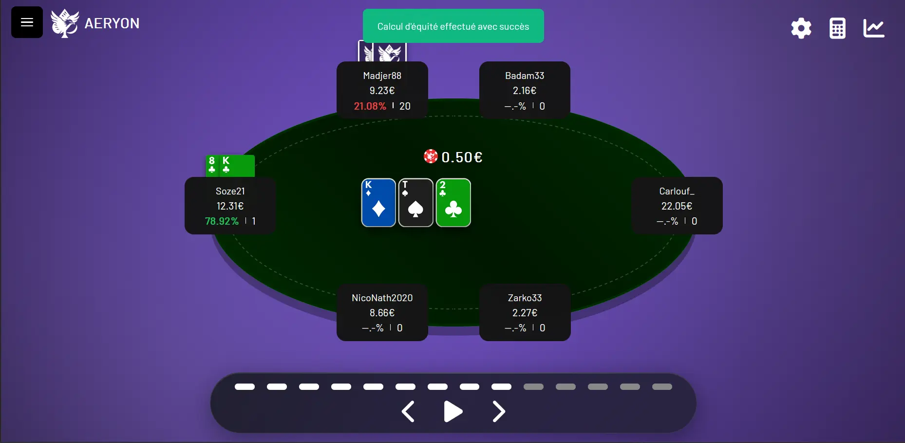 Épisode 14 - Calcul d'équité avec board